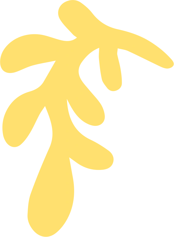 Ilustração de planta amarela