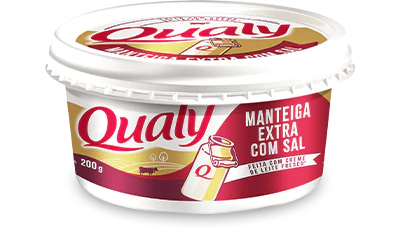 Pote pequeno de manteiga extra com sal