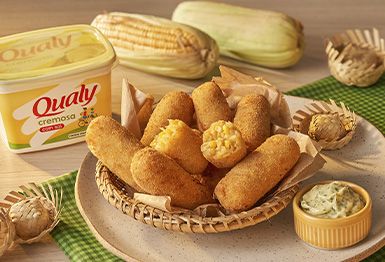 Croquete de Milho Verde com Queijo