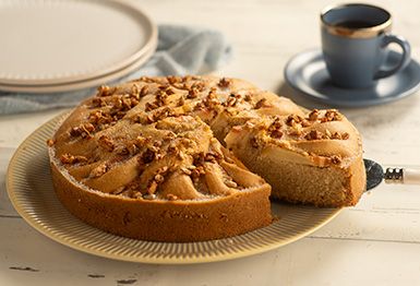 Bolo De Maçã com Sementes e Nozes