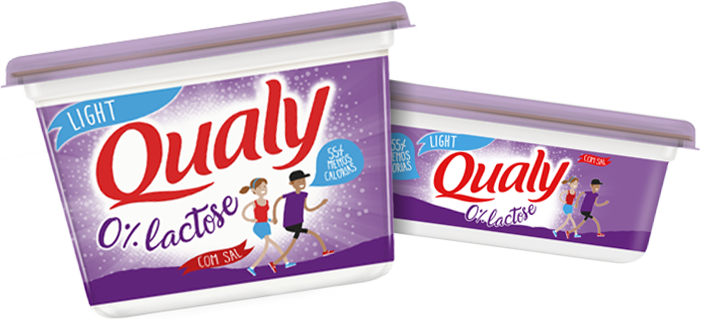embalagens de Qualy Light 0% Lactose